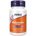 NOW FOODS Melatonin 3мг 60кап