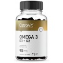 Omega 3 D3+K2 Ostrovit 90 капс 