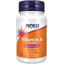 Now Vitamin A 10,000 Softgels 100 кап