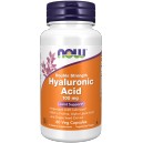 NOW Hyaluronic Acid, Double Strength 100 mg 60таб